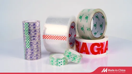 Custom Wholesale Easy Tear BOPP Adhesive Stationery Tape School Stationery Tape Office Stationery Tape Self Adhesive Waterproof Tape