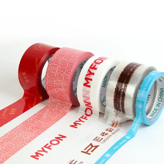 Custom Logo Design Any Color Printed BOPP Tape for Shipping Box 