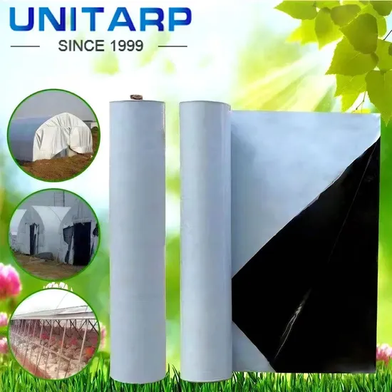 Unitarp Opaque/White/Black/Green Silage Stretch Film Plastic Bale Wrap Film 
