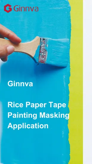 House Painting, Stationery, Automotive Rice Paper UV Resistant Ginnva Washi Tape 