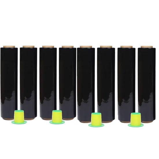 High Quality Hand Black Stretch Cling Film Pallet Wrap Made in China Factory 
