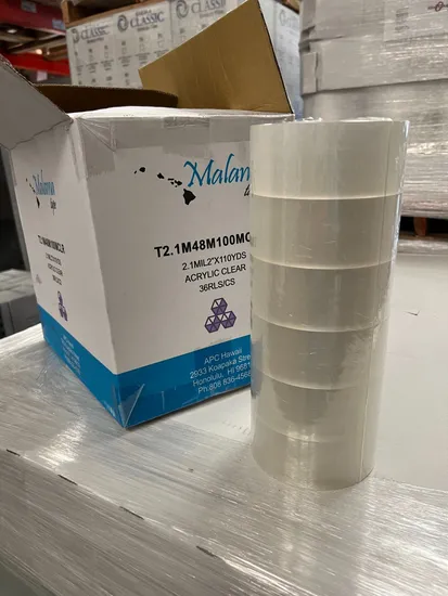 3 Inch X 110 Yds Clear BOPP Carton Packaging Box Tape for USA Market 