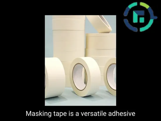 Strong Adhesion Yellow Masking Tape for Industrial Spray Painting 