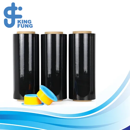 Wholesale Market Customized Color LLDPE Adhesive Reusable Stretch Pallet Packaging Film Wrap Roll Plastic Protective Shrink Film for Machine Packing 