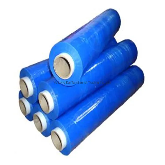 Blue Casting Laminating Plastic Pallet Wrap PE Stretch Film 