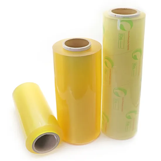 PVC Stretch Film Wrap Rolls Shrink Wrap Machine Soft and Transparent Cling Film 