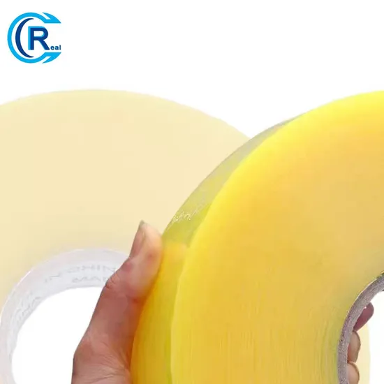 Waterproof BOPP OPP Custom White Acrylic Strong Crystal Clear Transparent Adhesive Gum Film Jumbo Rolls Packaging Box Sealing Shipping Packing Logo Printed Tape 