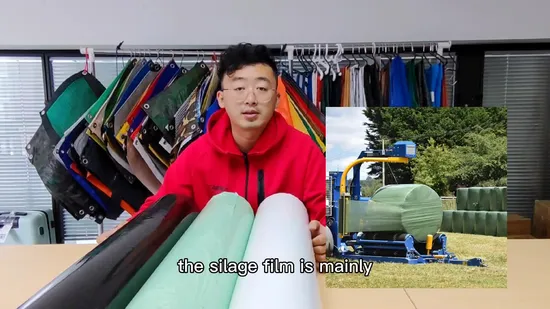 Bale Wrap Film Plastic Agricultural Hay Bale Wrapping Film Bale Silage Wrap Film for Grass Baler 